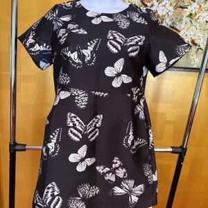 Butterfly Knee-Length Dress, 16, new with tags